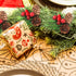 QLINLEAF 12 Christmas Red Berry Stem Floral Pine Cone Artificial Branch Evergreen Decoration - Pieces for DIY Holiday