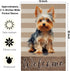 Yorkie Garden Flag 12x18 Inch, Home Garden Welcome Dog Spring Yard Flag Double Sided for Outdoor Decoration
