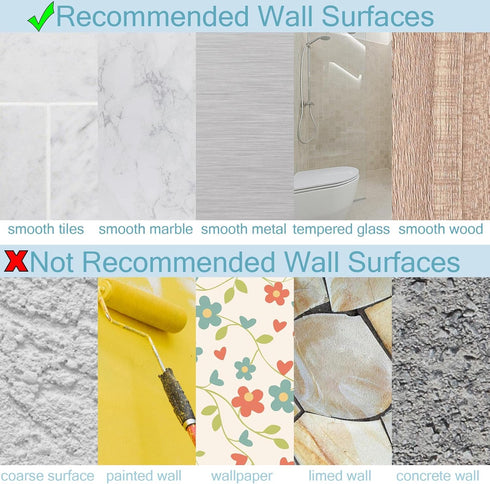 2 Pack Shower Shelf for inside Shower, Shower Shelf Corner, Shower Corner Caddy, Adhesive Shower Caddy, Shower Wall