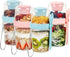 Vtopmart 4 Pack 27oz Yogurt Parfait Cups with Lids and Spoons, Overnight