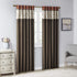Madison Park Serene Embroidered Light Filtering Treatment Curtain Rod Pocket/Back Tab Single Window Panel Drape for Bedroom Livingroom and Dorm, 50x84, Spice by Madison Park