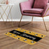 Welcome Mat Front Door Yellow Bee Decor, Indoor Outdoor Entryway Doormat, Summer Kitchen Bath Mat, 30 x 16 Inch