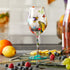 Hand-painted Artisan Wine Glass “Butterflies” by Designs by Lolita, 15 oz.
