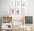 6Pcs Mindset Educational Growth Canvas Wall Art Kids Mental Health Therapy Paintings Positive Affirmations Wall Decor