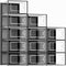 Kuject Large Shoe Organizers, 12 Pack Clear Plastic Stackable Storage Boxes with Lids, Under Bed Shoe Containers, Fit