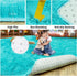 Super Soft Fluffy Rug for Living Room, Modern Shaggy Kids Rug, Plush Indoor Home Decor, Teal Blue, 4 X 6