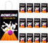 chiazllta 12 Pieces Bowling Party Gift Treat Bag, Bowling Ball Candy Goodie Favor Bags for Birthday Party Supplies