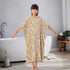 8-14 Teens,100% VOOVA & MOVAS Towels Robe for Girl Cotton Poncho Towel for Big Kids, Large Absorbent Hooded Towel Dress