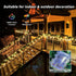 39Ft 120 LED Fairy Lights Battery Operated, RGB Color Changing String Light with Remote and Timer, Battery Powered