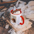3dRose mug_214340_5 "Siberian Tiger and Cub" Two Tone Mug, Red, 11 oz