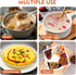 Thickened Glass Pot, Clear Cooking Pot for Soup, Pasta, Milk, 350ml, Microwave Safe with Lid