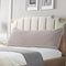 Reafort Ultra Soft Sherpa Body Pillow Cover with Zipper Closure, 21"x54", Taupe