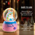 VECU Unicorn Snow Globe with Music, Perfect Music Box for Kids, Girls, Granddaughters Birthday (Manual Snow Drift)