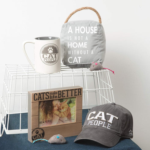 Pavilion Gift Company 67266 We People-Cats Make Life Better Picture Frame, 4x6