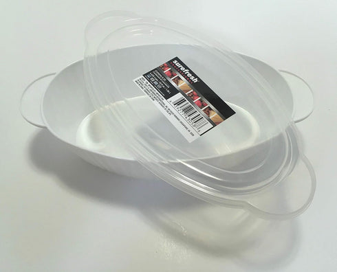 Sure Fresh Professional Oval Food Container with Lid for Storage
