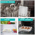 TeamFar Lasagna Pan, 12?’’ x 9¾’’ x 2’’ - Stainless Steel Rectangular Cake Brownie Baking Pan with Lid
