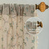84 Inches 1 ENJOYBRIDAL Floral Living Room Curtains Long Doorway Vintage Semi Sheer Drapes Farmhouse Nursery Bohemian