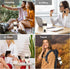 Tengfy 350ML 4 Settings, 304 Portable Electric Kettle, Mini Hot Water Boiler Heater, Travel Kettle with Temperature