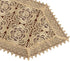 Simhomsen Beige Lace Table Runner Dresser Scarf Embroidered Rose Flower 16 × 72 Inch Long