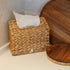 Water Hyacinth Hand Towels Box Cover for Kleenex Disposable Paper Hand Towels, Handwoven Towel Holder, Wicker Tissue
