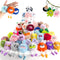 Kids Keychains, 36 Pcs Cute Plush Toy Keychains for Boys Girls Birthday