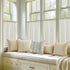 jinchan Beige Kitchen Curtains, Linen Tier Curtains 45 Inches, Farmhouse Cafe Light Filtering Flax Country Rustic 2