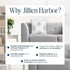 19" 19" Jillien Harbor The Mary Blue and White Decorative Throw Pillow Cover Floral Block Print Pillow Cover
