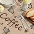Verdiqor 54x72 Inch Brown Coffee Theme Rectangle Tablecloths, Waterproof Washable Table Cover for Party, Kitchen