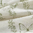 84 Inch 2 Lazzzy Charlotte Green Floral Curtains Length Linen Farmhouse Curtain Back Tab Drapes for Living Room Bedroom