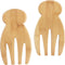 Totally Bamboo Salad Hands, Bamboo Serving Utensils for Tossing & Serving