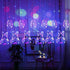 222LED 9FT 8 Dazzle Bright Easter Lights, Pastel Rabbit and Eggs Curtain String Lights with Modes, Plug in Easter