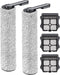 MIBUMIKI (5 Pieces) Replacement Brush Rollers and HEPA Filters Compatible with Tineco Floor