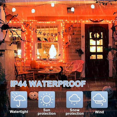 99ft 300 16Lighting LAMPHOME Halloween Lights, LED Transparent Wire Fairy Starry String Light Plug in, Modes for Indoor