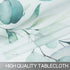 SuQKXCo 60 Inch Summer Spring Eucalyptus Leaves Round Tablecloth Tablecover Waterproof Table Cloth for Kitchen Home