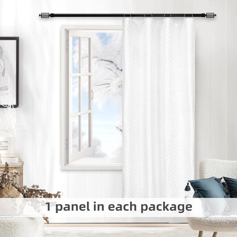 50 Inches 80 Inches DriftAway Soundproof Thermal Insulated Quilted Curtain Liners for Bedroom Sound Barrier Blackout