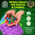 PJ BOLD Marijuana Leaf Gummy Molds Silicone Candy Mold Kit - 3 Pack