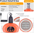 QRQ 200W-350W-500W 3-6-9-12H Chicken Coop Heater Adjustment Chicken Heater with UVA UVB Ligh Timer, Chicken House Dog