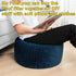 Asuprui Pouf Ottoman Unstuffed Ottoman Foot Rest Floor Pouf Round Pouf Seat Floor Bean Bag Chair Foldable Floor Chair