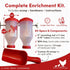RentACoop Chicken Treat Dispenser Multi-Treat Enrichment Toy and Boredom Buster for Chickens, Easy Top-Fill