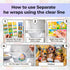 Set 49 of Easter Egg Wraps Heat Shrink Sleeves, Ukrainian Pysanka Pisanka Decorating Kit, Russian Orthodox Egg Covers