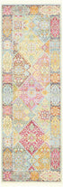 Unique Loom Baracoa Collection Area Rug - Marta, 2' 2" x 6' 1" Runner, Multi/Burgundy