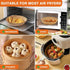 Vailnd 9inch Round Air Fryer Disposable Paper Liners, 125PCS Non-Stick Food Grade Parchment for Air Fryer