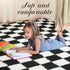 TOOHUB 5x7 Super Soft Rug for Bedroom, Ft Black and White Area Rug Classic Checkered Shaggy Anti-Skid High Pile Soft