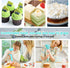 Piping Bags Pastry Bag Set - 100PCS Disposable Cake Decorating Bags with 14 Frosting Tips and 2 Couplers