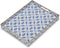 Evil Eye Rectangular Serving Tray with Handles Plastic Decorative Trays for Coffee