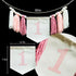 Troxueo 1st 1st Pink Birthday high Chair Banner - First Party Decorations for Girl's Birthday, Blush Pink Cake Smash