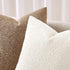 Pack 2 Cozy 20 20 Inch ANRODUO of Textured Boucle Throw Pillow Covers Soft White Decorative Accent Solid Pillow Cases