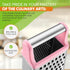 Spring Chef Professional XL Parmesan Cheese Grater with Handle, 4 Sided Box Grater for Kitchen (Pink Lemonade)