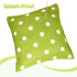 Poise3EHome Outdoor Throw Pillow Covers Set of 2, Waterproof Decorative Pillow Covers for Couch, 18X18 Inches, Green