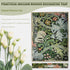 15.7x11.8 Inch Elegant Golden Lily Serving Tray with Handles - Plastic Decor